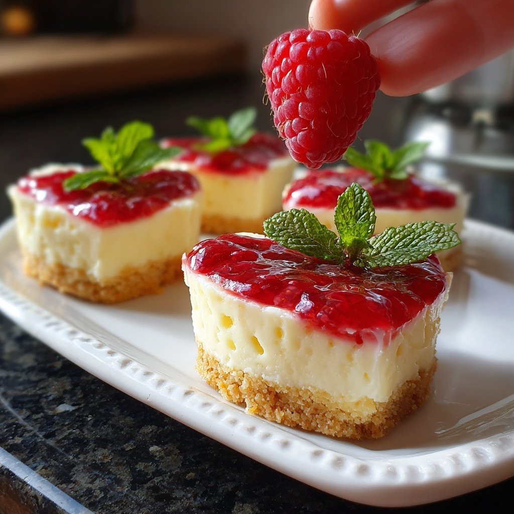 Mini-Cheesecakes in Herzform