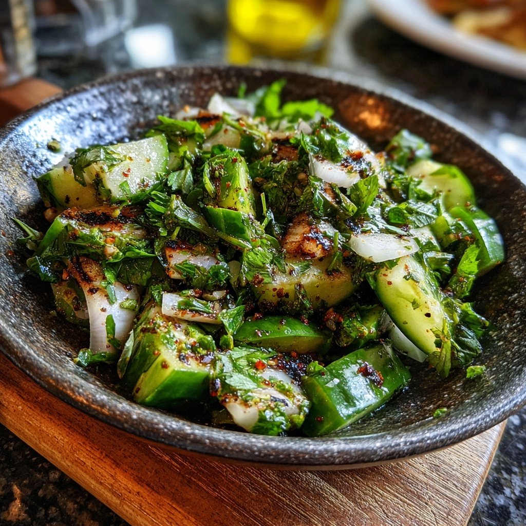 Grill Beilagen Mit Gurkensalat