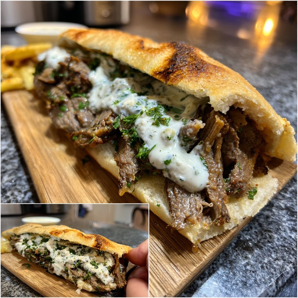 Döner mit Knoblauchsauce