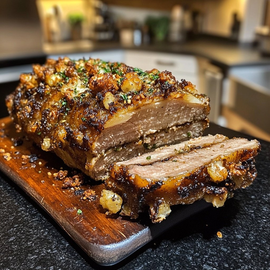 Kürbis-Ofenbraten mit Kräutern