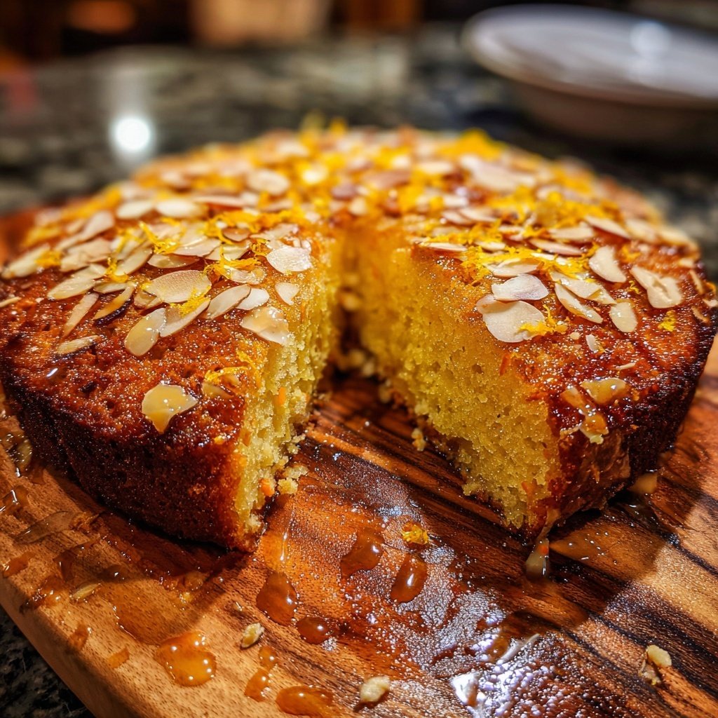 Karottenkuchen Mit Mandeln Und Orange