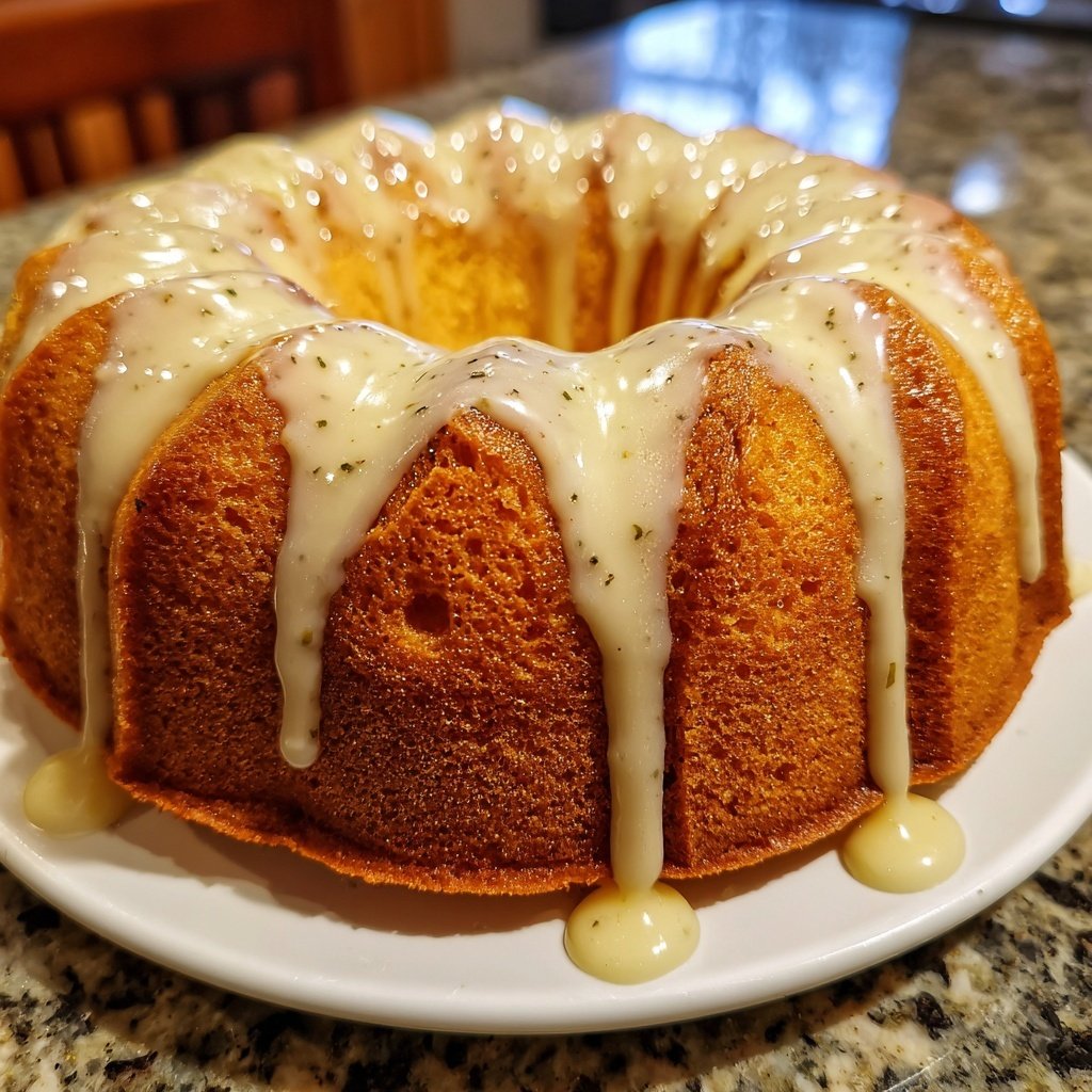Zitronenkuchen mit Vanille