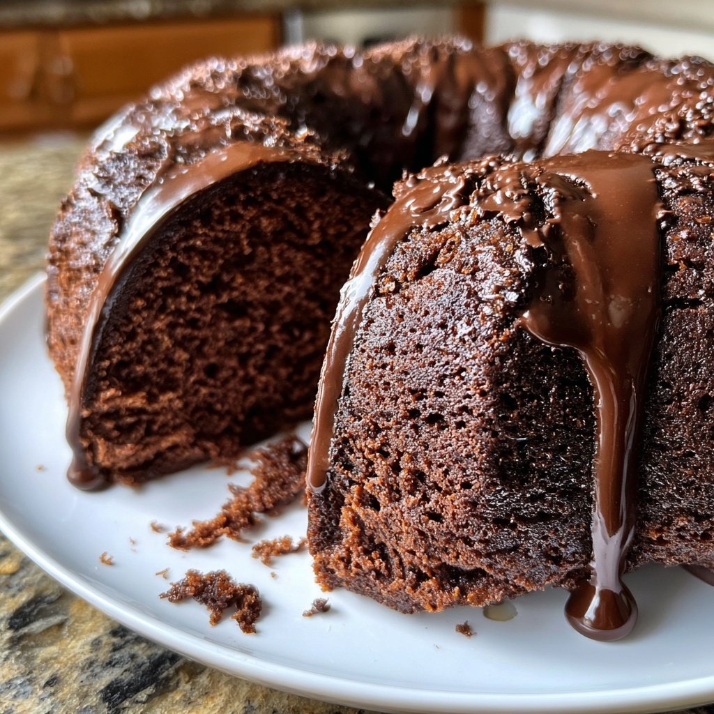 Gesunder Schokoladenkuchen ohne Zucker