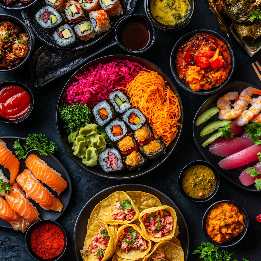 Alltägliche internationale Küche-Ideen