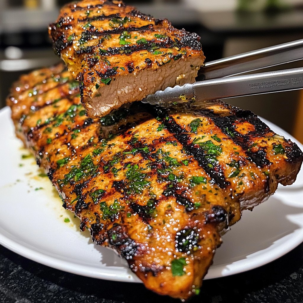 Hähnchenbrust mit Zitronen Kräuter Marinade