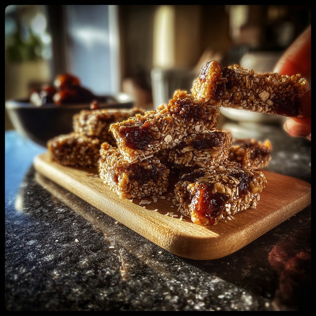 Zuckerfreie Snacks mit Hafer und Datteln